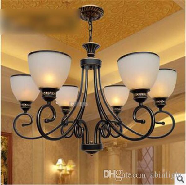 Lre035-most Popular American Country Pendant Light Contemporary Modern New European American Classical Simple Design Iron Chandelier