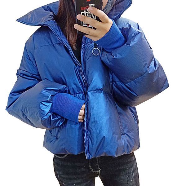 windproof high collar parka winter jacket women fashion short loose white duck down coat plus size glossy feather overcoat ss062, Black
windproof high collar parka winter jacket women fashion short loose white duck down coat plus size glossy feather overcoat ss062, Black