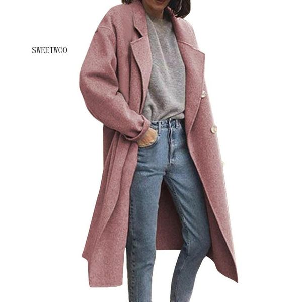 women's wool & blends 2021 spring autumn coat fashion long woolen slim type female winter jackets, Black
women's wool & blends 2021 spring autumn coat fashion long woolen slim type female winter jackets, Black