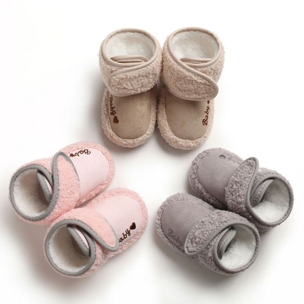 0-18m toddler baby winter warm snow boots infant newborn boys girls booties soft sole crib cotton soft bottom shoes footwear, Black;grey
0-18m toddler baby winter warm snow boots infant newborn boys girls booties soft sole crib cotton soft bottom shoes footwear, Black;grey