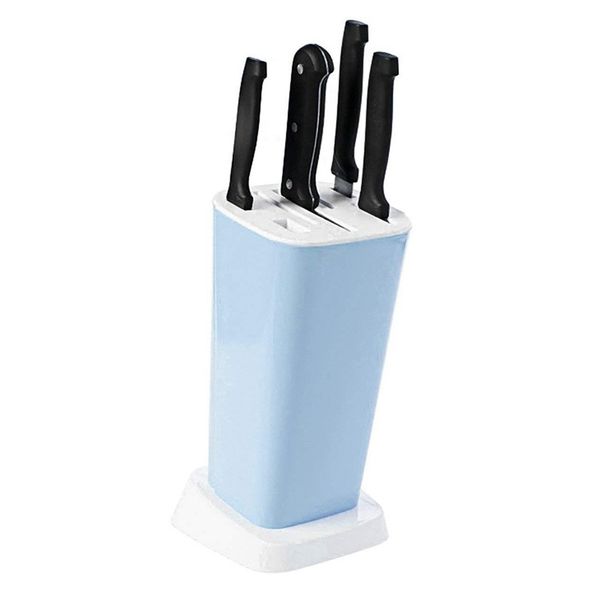 home tableware knife block 7 different slot multifunction plastic knife stand holder for knives kitchen accessories, Pink;blue
home tableware knife block 7 different slot multifunction plastic knife stand holder for knives kitchen accessories, Pink;blue