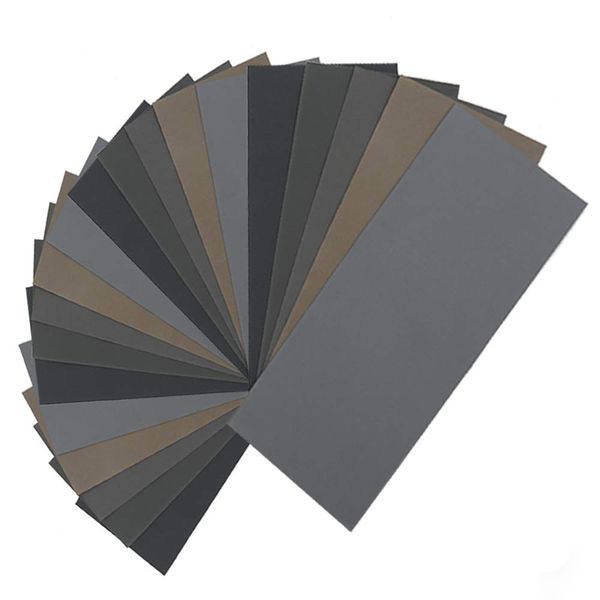 20pcs wet dry sandpaper, high grit 1000/2000/3000/5000/7000 sandpaper sheets assortment for wood metal polishing automotive sa
20pcs wet dry sandpaper, high grit 1000/2000/3000/5000/7000 sandpaper sheets assortment for wood metal polishing automotive sa