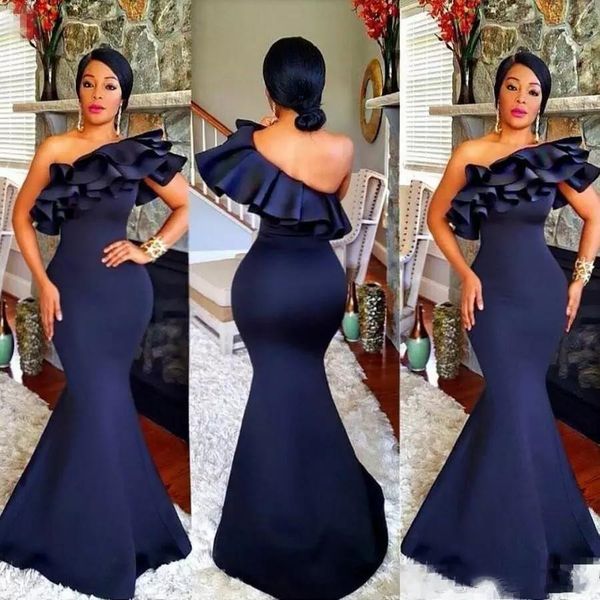 2019 new black girl african mermaid prom dresses long plus size one shoulder satin formal evening gown party dress p003
2019 new black girl african mermaid prom dresses long plus size one shoulder satin formal evening gown party dress p003