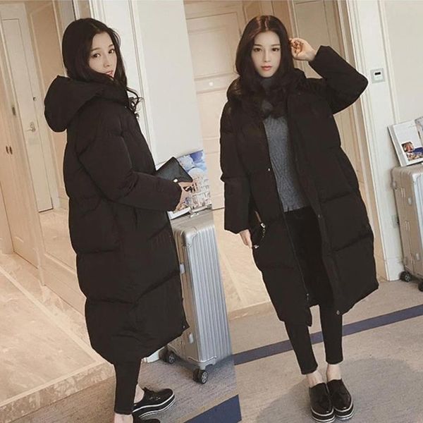 korean version of winter cotton clothing women's coat students over knee cotton wool korean couple bread clothes, Black
korean version of winter cotton clothing women's coat students over knee cotton wool korean couple bread clothes, Black