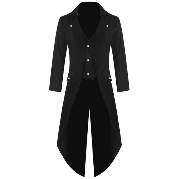 men's coat halloween tailcoat jacket gothic frock coat uniform costume praty outwear fashion casual autumn winter mens 2020, Black
men's coat halloween tailcoat jacket gothic frock coat uniform costume praty outwear fashion casual autumn winter mens 2020, Black