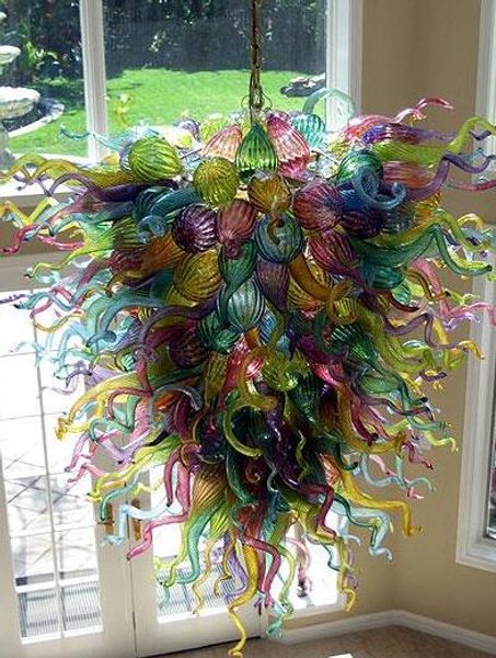 100% handmade blown glass modern art chandelier light multicolor murano glass hanging led light source chandelier for villa foyer decor
100% handmade blown glass modern art chandelier light multicolor murano glass hanging led light source chandelier for villa foyer decor