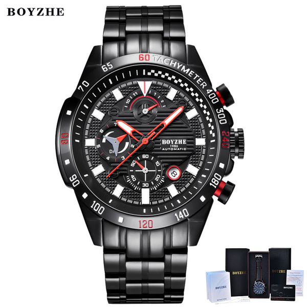 boyzhe men's brand watches waterproof business stainless steel automatic mechanical leisure fashion men watch relogio masculino j190706, Slivery;brown
boyzhe men's brand watches waterproof business stainless steel automatic mechanical leisure fashion men watch relogio masculino j190706, Slivery;brown