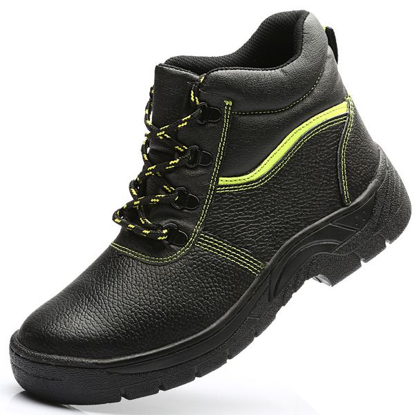men fashion big size steel toe cap working safety boots tooling security ankle boot worker platform soft leather shoes seguridad, Black
men fashion big size steel toe cap working safety boots tooling security ankle boot worker platform soft leather shoes seguridad, Black