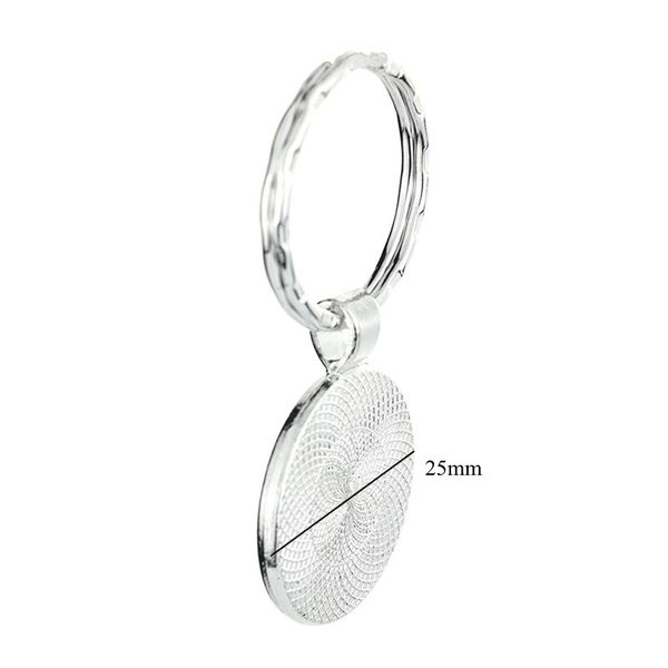 blank keychain diy pendant handmade key chain rings key holder glass cabochon 25mm blank base 5pcs/lot, Silver
blank keychain diy pendant handmade key chain rings key holder glass cabochon 25mm blank base 5pcs/lot, Silver