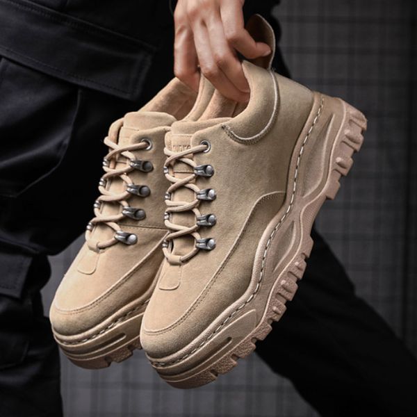 2019 new autumn winter boots retro trend platform men boots students comfortable women ankle boots wear non-slip men's shoes, Black
2019 new autumn winter boots retro trend platform men boots students comfortable women ankle boots wear non-slip men's shoes, Black