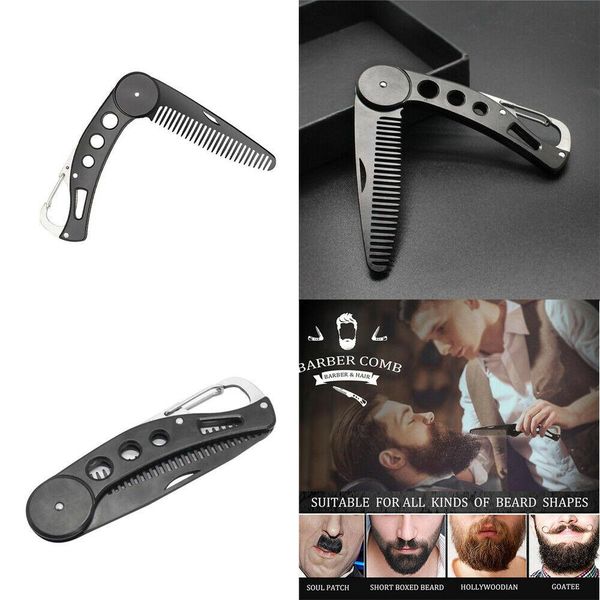 folding portable multifunction stainless steel beard comb brushes open beer lid opener keychain key chains
folding portable multifunction stainless steel beard comb brushes open beer lid opener keychain key chains