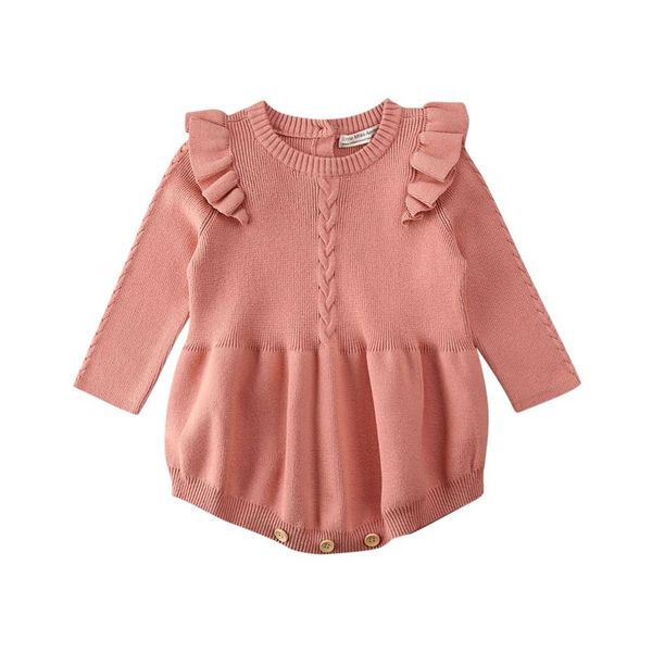 jumpsuits infant born baby girls knitted playsuit long sleeve solid ruffled jumpsuit outfit set 0-3t, Blue
jumpsuits infant born baby girls knitted playsuit long sleeve solid ruffled jumpsuit outfit set 0-3t, Blue