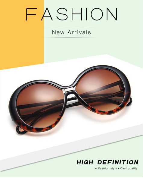 famous designer designs european and american vintage round frame sunglasses, women's ins with cut-out mirror and leg gradient sunglass, White;black
famous designer designs european and american vintage round frame sunglasses, women's ins with cut-out mirror and leg gradient sunglass, White;black