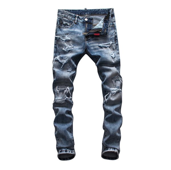 ds tow mens jeans new fashion trend designer jeans luxury hole rock renaissance black pants comfortable slim brand sweatpants, Blue
ds tow mens jeans new fashion trend designer jeans luxury hole rock renaissance black pants comfortable slim brand sweatpants, Blue