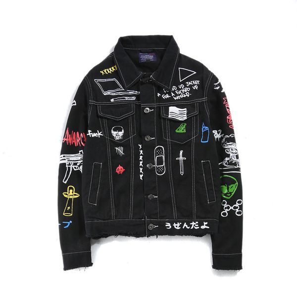 hip hop fashion printed jeans jacket men 5xl large size cotton casual streetwear autumn denim jacket coat for men, Black;brown
hip hop fashion printed jeans jacket men 5xl large size cotton casual streetwear autumn denim jacket coat for men, Black;brown