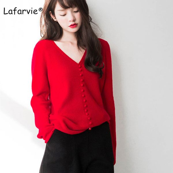 lafarvie spring knitted v-neck sweater women wool blended pullover female with buckles 4 colors s-xxl slim knitting jumper pull, White;black
lafarvie spring knitted v-neck sweater women wool blended pullover female with buckles 4 colors s-xxl slim knitting jumper pull, White;black