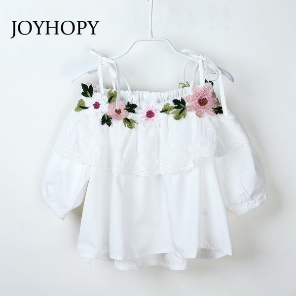 joyhopy kids girls blouse shirts flower design children clothing for girl clothes spring summer y200704, White;black
joyhopy kids girls blouse shirts flower design children clothing for girl clothes spring summer y200704, White;black