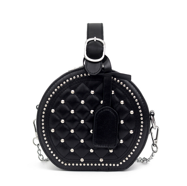 design fashion wild lady bag small round bag exquisite rivet design shoulder hand messenger
design fashion wild lady bag small round bag exquisite rivet design shoulder hand messenger