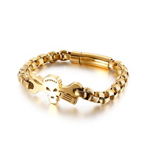 8mm stainless steel square pearl tool skull bracelets for fashion male 22cm wrap bracelets biker jewelry wholesale 2020 new, Black
8mm stainless steel square pearl tool skull bracelets for fashion male 22cm wrap bracelets biker jewelry wholesale 2020 new, Black