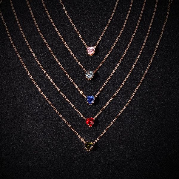 minghuang new accessories simple alloy chain crystal necklace colorful fashion heart-shaped zircon clavicle chain, Silver
minghuang new accessories simple alloy chain crystal necklace colorful fashion heart-shaped zircon clavicle chain, Silver