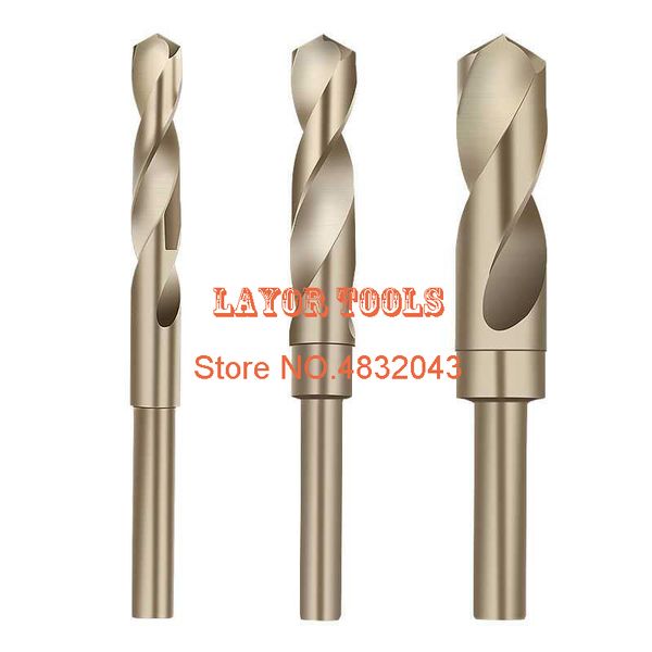 1/2 inch dia reduced shank hss-co twist drill bit 14.0mm-30.0mm blade for bore machining (14/15/16/17/18/19/20/22/25/28/30mm
1/2 inch dia reduced shank hss-co twist drill bit 14.0mm-30.0mm blade for bore machining (14/15/16/17/18/19/20/22/25/28/30mm