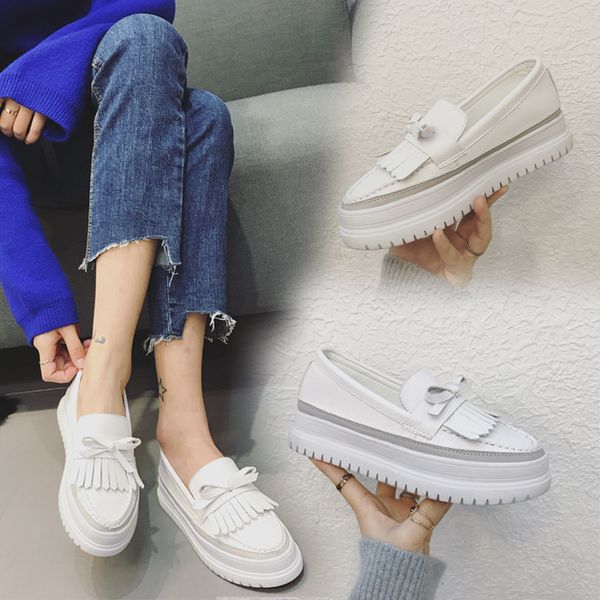 womens loafers shoes 2020 fashion women's slip-on fringe round toe casual female sneakers platform bow-knot modis slip on, Black
womens loafers shoes 2020 fashion women's slip-on fringe round toe casual female sneakers platform bow-knot modis slip on, Black