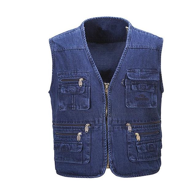 5xl men cowboy vest plus size casual multi-pockets spring and autumn vest coats 2019 new journalist waistcoat, Black;white
5xl men cowboy vest plus size casual multi-pockets spring and autumn vest coats 2019 new journalist waistcoat, Black;white