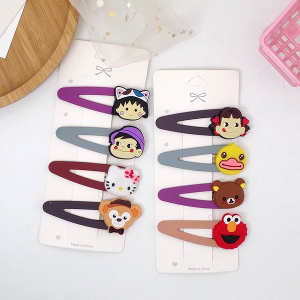 4 pcs/set new korean children fashion cute soft rubber cartoon bb clip for sweet girl princess hairpins hair accessories, Slivery;white
4 pcs/set new korean children fashion cute soft rubber cartoon bb clip for sweet girl princess hairpins hair accessories, Slivery;white