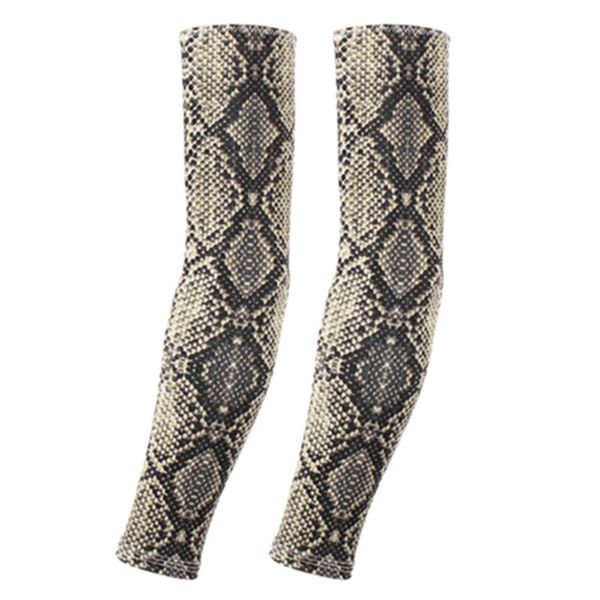 1 pair snake style ice silk arm sleeves quick dry uv protection running fitness breathable armguards cycling sportswear lq6506, Black
1 pair snake style ice silk arm sleeves quick dry uv protection running fitness breathable armguards cycling sportswear lq6506, Black