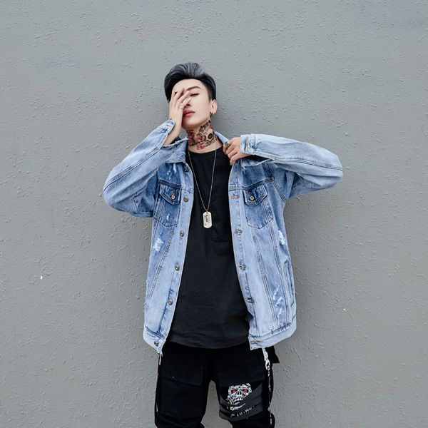 autumn and winter new denim jacket japanese style slim jacket men's fashion casual top, Black;brown
autumn and winter new denim jacket japanese style slim jacket men's fashion casual top, Black;brown