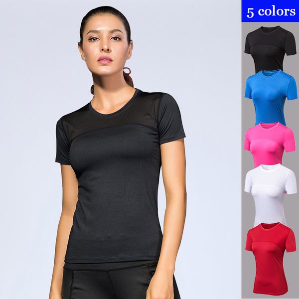 femme gym t shirt women sport shirt quick dry tight fitness running shirts women running t sportswear brand tshirt, Black;blue
femme gym t shirt women sport shirt quick dry tight fitness running shirts women running t sportswear brand tshirt, Black;blue