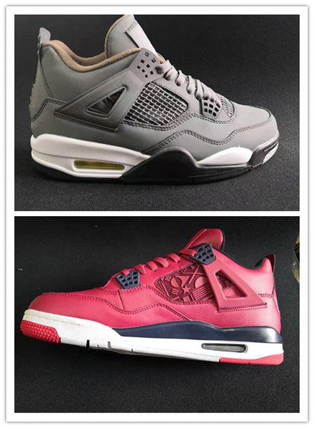 wholesale 4 iv cool grey 4s red men basketball shoes trainers sports sneakers outdoor good quality discount size 7-13
wholesale 4 iv cool grey 4s red men basketball shoes trainers sports sneakers outdoor good quality discount size 7-13