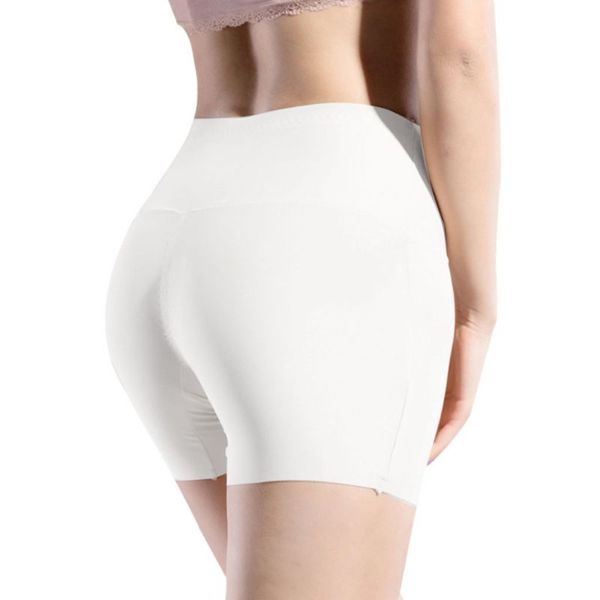 women high waist ice silk safety shorts invisible seamless cotton crotch lip boxer brief underwear solid color stretchy boyshort, Black;pink
women high waist ice silk safety shorts invisible seamless cotton crotch lip boxer brief underwear solid color stretchy boyshort, Black;pink