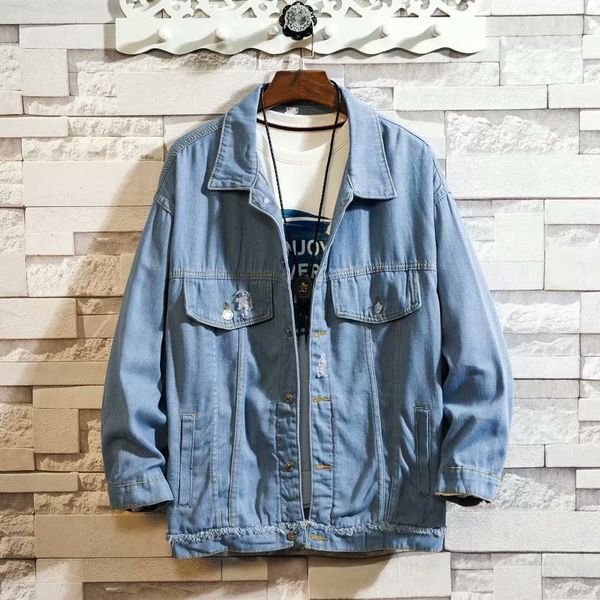 spring autumn 2020 fashion casual cotton teenagers men's handsome denim jacket korean trend new student denim jacket, Black;brown
spring autumn 2020 fashion casual cotton teenagers men's handsome denim jacket korean trend new student denim jacket, Black;brown