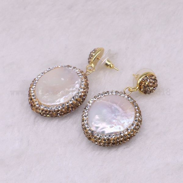 5 pairs natural pearl dangle earrings drop earrings golden color crystal druzy drop earrings gems jewelry 3318, Silver
5 pairs natural pearl dangle earrings drop earrings golden color crystal druzy drop earrings gems jewelry 3318, Silver