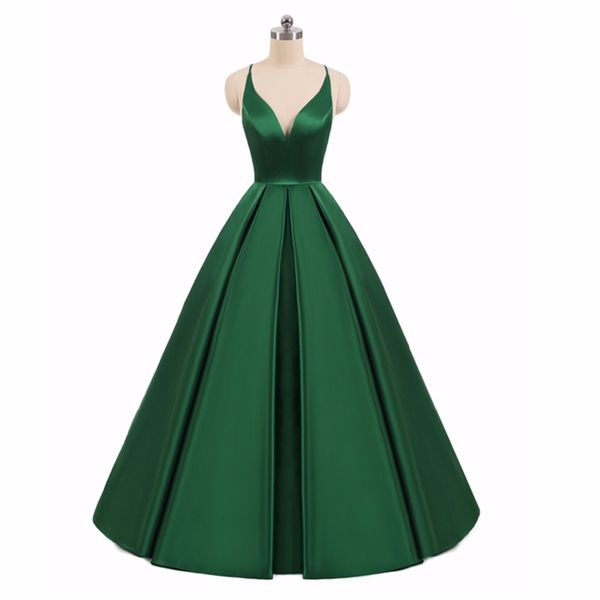 elegant long evening dresses 2019 new formal v-neck a line sleeveless floor length satin party prom gowns customize, White;black
elegant long evening dresses 2019 new formal v-neck a line sleeveless floor length satin party prom gowns customize, White;black