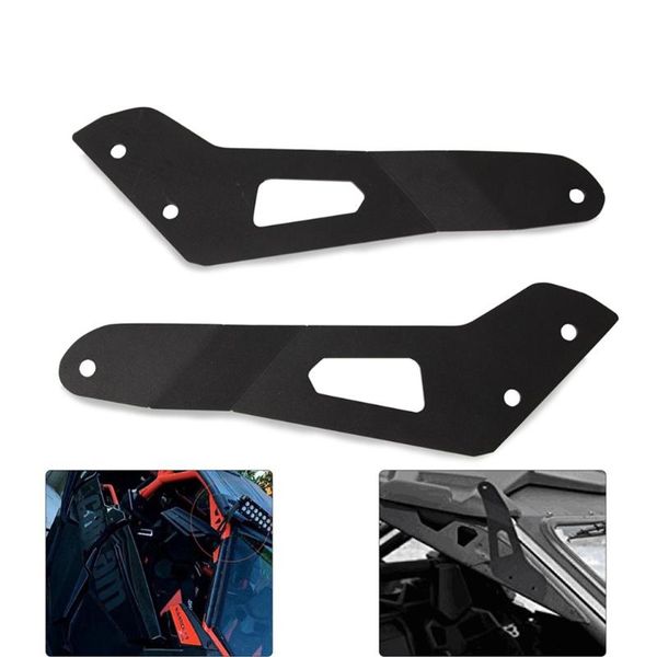 1pair upper led light bar bracket aluminum curved mounting durable accessories windshield car tool for maverick x3 2017-2019
1pair upper led light bar bracket aluminum curved mounting durable accessories windshield car tool for maverick x3 2017-2019