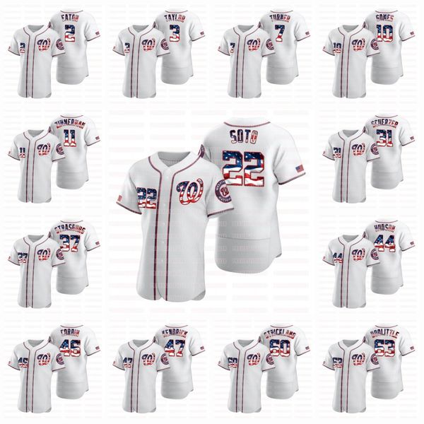washington 2020 stars & stripes 4th of july nationals juan soto stephen strasburg trea turner scherzer gomes zimmerman taylor jersey, Blue;black
washington 2020 stars & stripes 4th of july nationals juan soto stephen strasburg trea turner scherzer gomes zimmerman taylor jersey, Blue;black