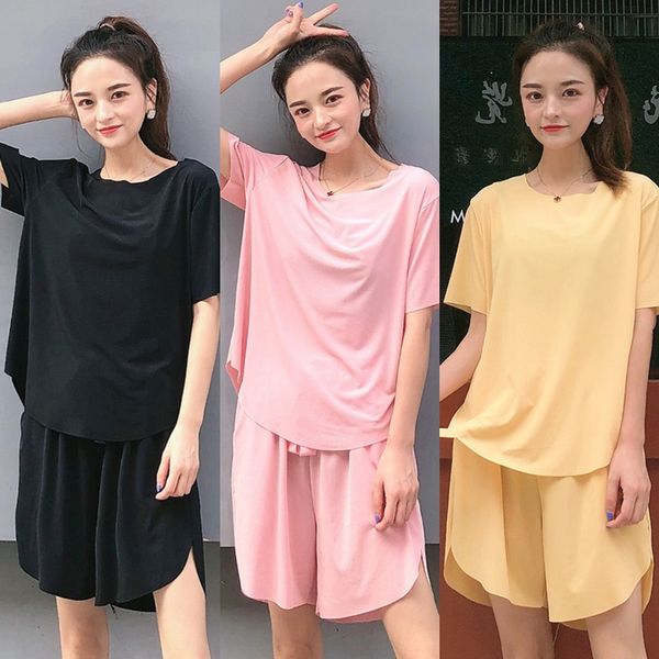 cool shorts t-shirt women's suit xiaomao kungfu home t-shirt pajamas shorts pajamas queen solid color ice silk ice cool, Blue;red
cool shorts t-shirt women's suit xiaomao kungfu home t-shirt pajamas shorts pajamas queen solid color ice silk ice cool, Blue;red