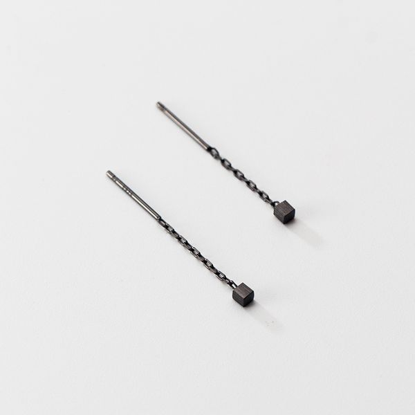925 sterling silver fine jewelry fashion round tassel geometry black square dangle earrings for women girl teen gift
925 sterling silver fine jewelry fashion round tassel geometry black square dangle earrings for women girl teen gift