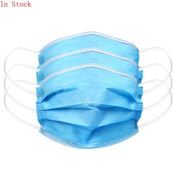 в наличии!одноразовые маски для лица одноразовые 3 слоя пылезащитная маска для лица защитный чехол маски набор антипылевая маска бесплатная