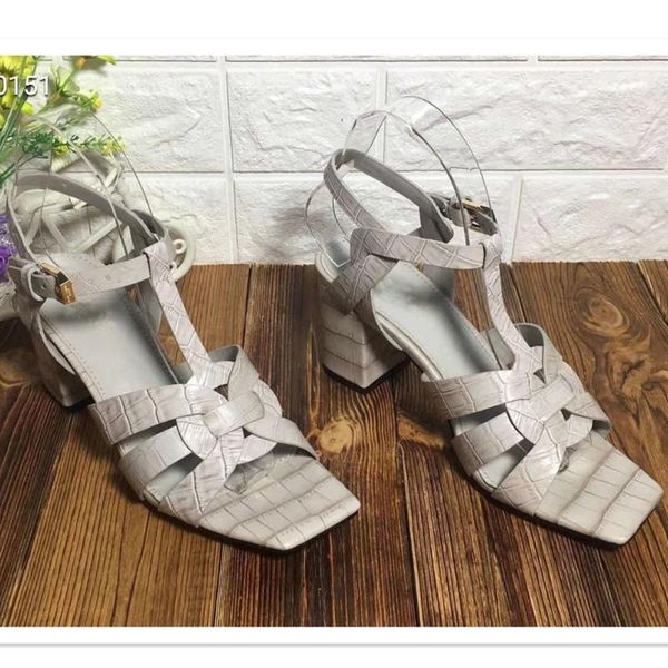 summer sandals stone grain cow leather women's shoes high heels pumps women open peep toe shoes brands, Black
summer sandals stone grain cow leather women's shoes high heels pumps women open peep toe shoes brands, Black