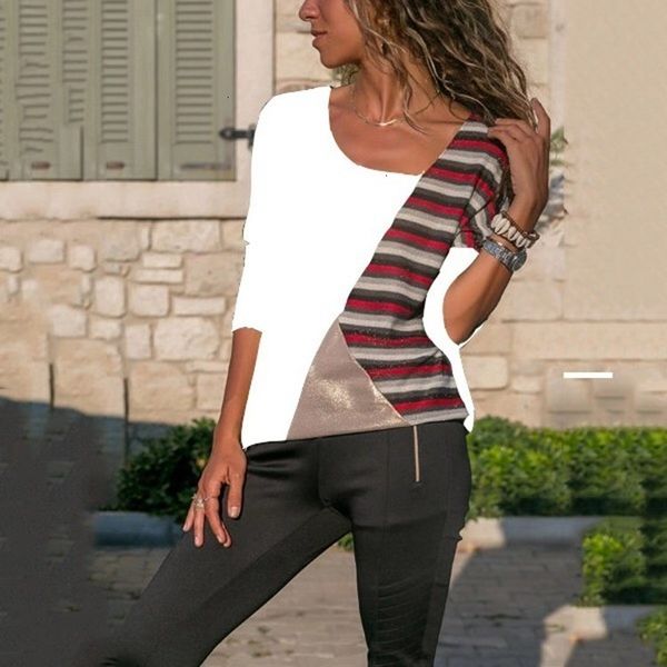 womens women blouse winter autumn fashion and blouses casual color block striped shirt striped female clothes streetwear blusas, White
womens women blouse winter autumn fashion and blouses casual color block striped shirt striped female clothes streetwear blusas, White