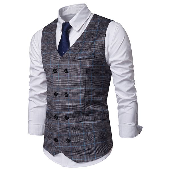 2019 summer new plaid waistcoat vest men sleeveless casual dress vests for men slim fit mens suit vest, Black;white
2019 summer new plaid waistcoat vest men sleeveless casual dress vests for men slim fit mens suit vest, Black;white