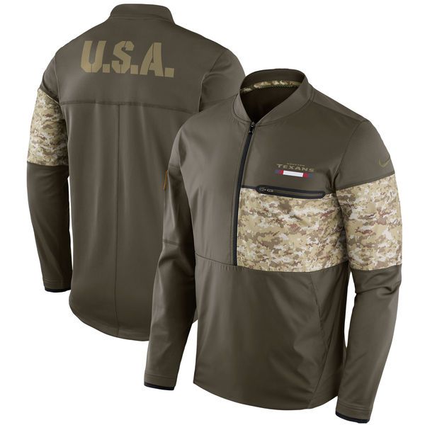 men houston texan nike salute to service sideline hybrid half-zip pullover nfl jacket - olive, Blue;black
men houston texan nike salute to service sideline hybrid half-zip pullover nfl jacket - olive, Blue;black