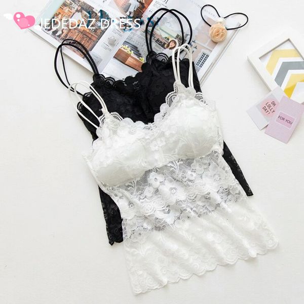 tank for women lace ladies sheer camis black padded bra tank slim camis summer 2019 haut debardeur 50cm, White
tank for women lace ladies sheer camis black padded bra tank slim camis summer 2019 haut debardeur 50cm, White