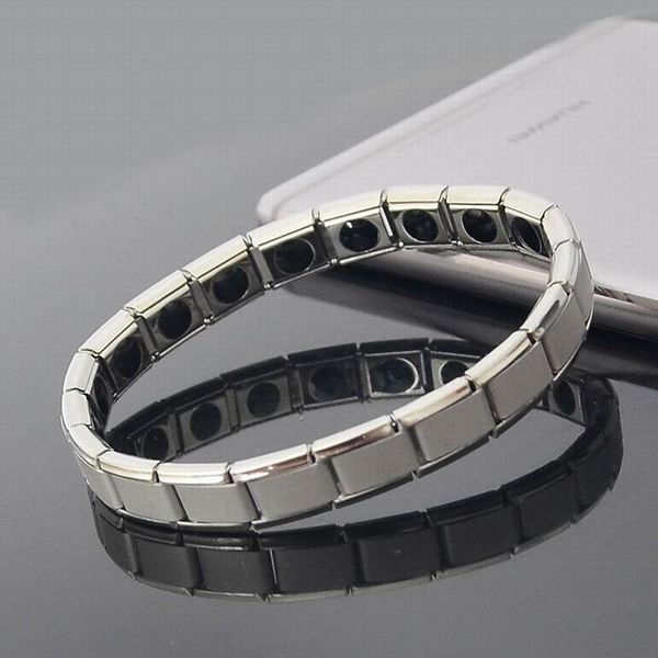 couple germanium titanium steel elastic bracelet stretch bracelet bangle for men women health energy ge power jewelry (color, Black
couple germanium titanium steel elastic bracelet stretch bracelet bangle for men women health energy ge power jewelry (color, Black