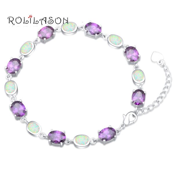 rolilason brand design anniversary white created fire opal silver stamped charm bracelets for women precious pulseras ob076, Golden;silver
rolilason brand design anniversary white created fire opal silver stamped charm bracelets for women precious pulseras ob076, Golden;silver