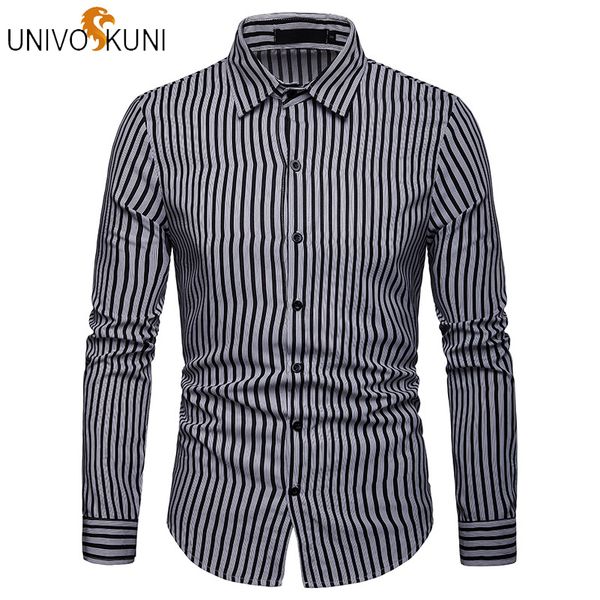univos kuni men shirt casual striped camisa homens cotton chemise homme long sleeve camisa hombre social masculina h494, White;black
univos kuni men shirt casual striped camisa homens cotton chemise homme long sleeve camisa hombre social masculina h494, White;black