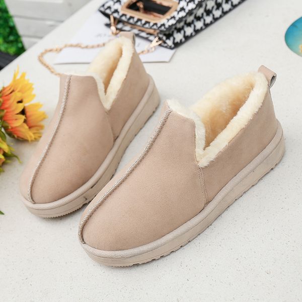 2019 winter new snow boots women comfortable plus velvet warm casual boots fashion simple stitching decorative snow, Black
2019 winter new snow boots women comfortable plus velvet warm casual boots fashion simple stitching decorative snow, Black